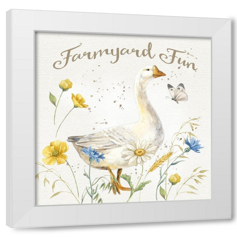 Nostalgic Farm VI White Modern Wood Framed Art Print by Maday, Jane
