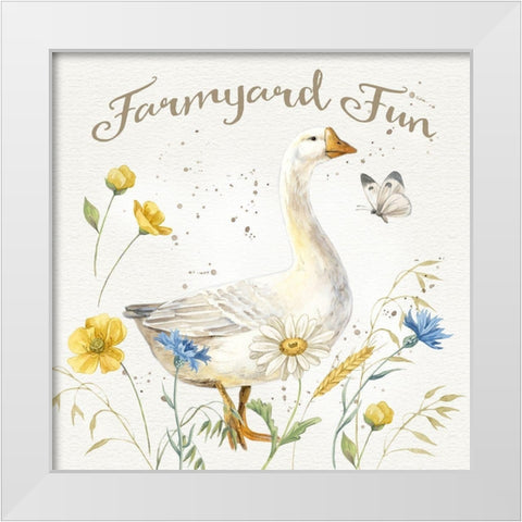 Nostalgic Farm VI White Modern Wood Framed Art Print by Maday, Jane