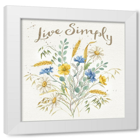 Nostalgic Farm VII White Modern Wood Framed Art Print by Maday, Jane