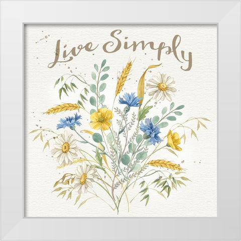 Nostalgic Farm VII White Modern Wood Framed Art Print by Maday, Jane