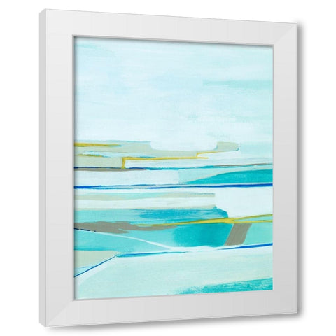 Seafarers Layers I White Modern Wood Framed Art Print by Popp, Grace