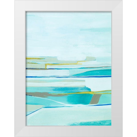 Seafarers Layers I White Modern Wood Framed Art Print by Popp, Grace