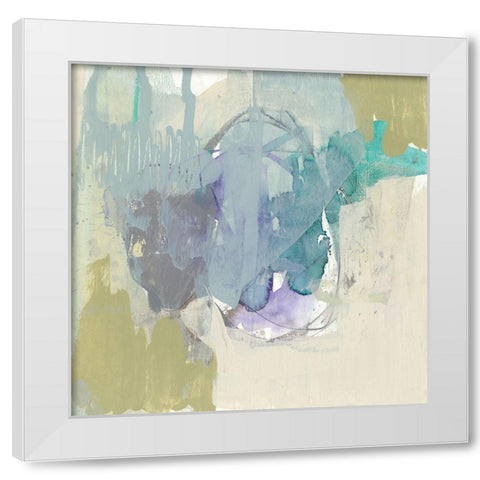 Pastel Composition II White Modern Wood Framed Art Print by Goldberger, Jennifer