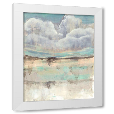 Clouds Over the Plane II White Modern Wood Framed Art Print by Goldberger, Jennifer