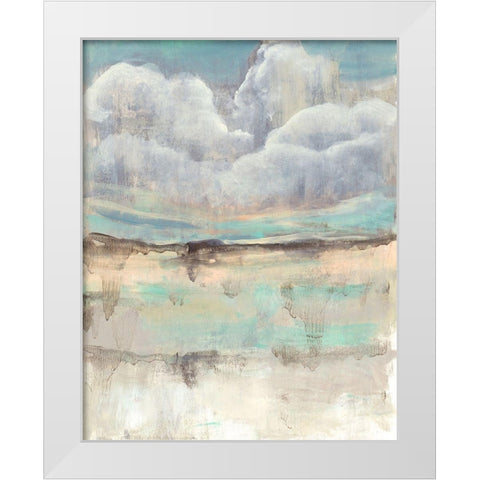 Clouds Over the Plane II White Modern Wood Framed Art Print by Goldberger, Jennifer