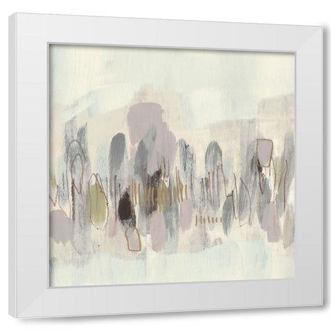 Neutral Shapes II White Modern Wood Framed Art Print by Goldberger, Jennifer