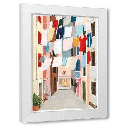 Laundry Day II White Modern Wood Framed Art Print by Popp, Grace