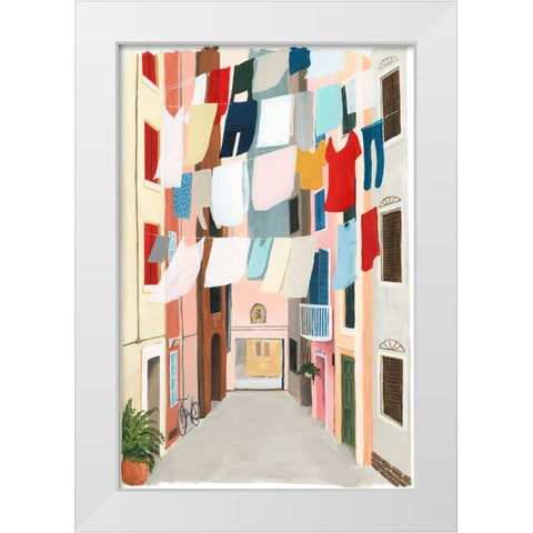 Laundry Day II White Modern Wood Framed Art Print by Popp, Grace
