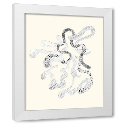 Cattywampus II White Modern Wood Framed Art Print by Douglas, Jamie