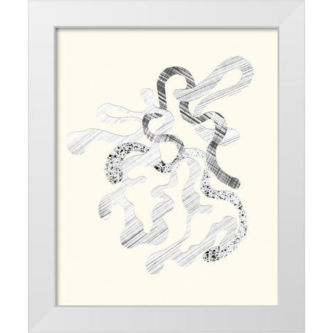 Cattywampus II White Modern Wood Framed Art Print by Douglas, Jamie