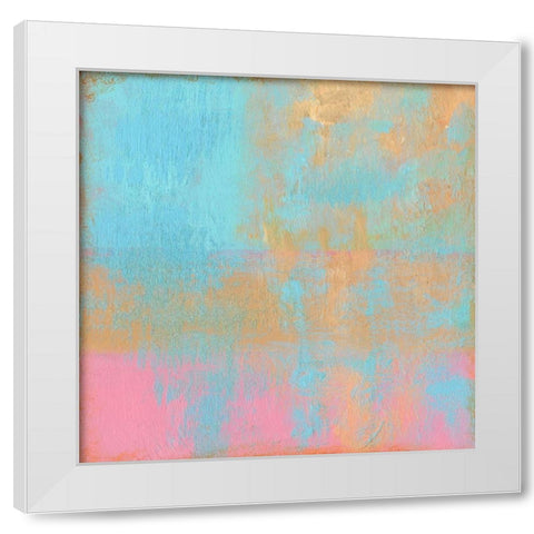 Day Glow Pastel II White Modern Wood Framed Art Print by Young, Carol