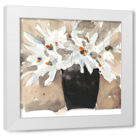 Wild Bouquet I White Modern Wood Framed Art Print by Dixon, Samuel