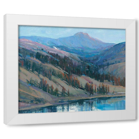 Mountain Vista I White Modern Wood Framed Art Print by OToole, Tim