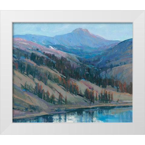 Mountain Vista I White Modern Wood Framed Art Print by OToole, Tim