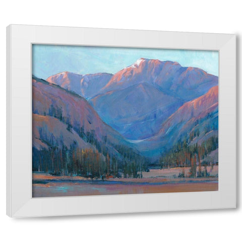 Mountain Vista II White Modern Wood Framed Art Print by OToole, Tim