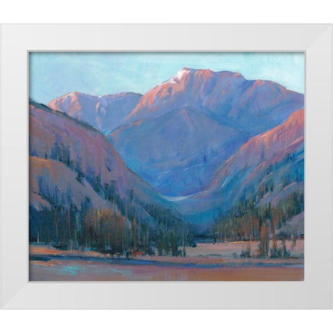 Mountain Vista II White Modern Wood Framed Art Print by OToole, Tim