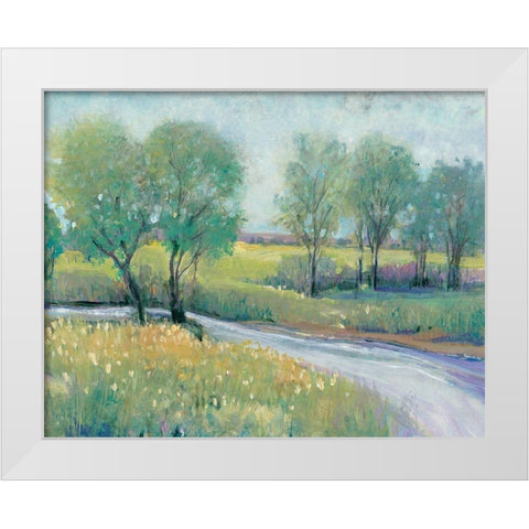 Summer Stream I White Modern Wood Framed Art Print by OToole, Tim