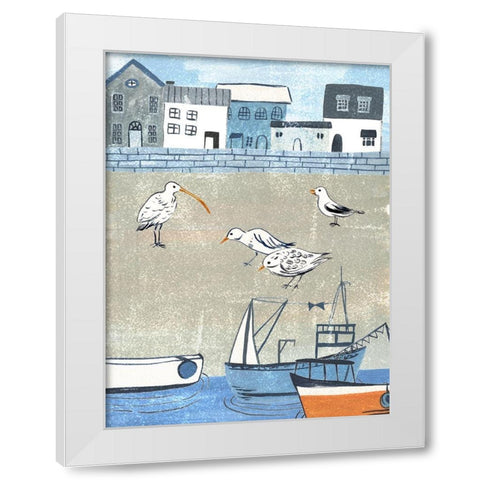 Sailors Rest II White Modern Wood Framed Art Print by Wang, Melissa