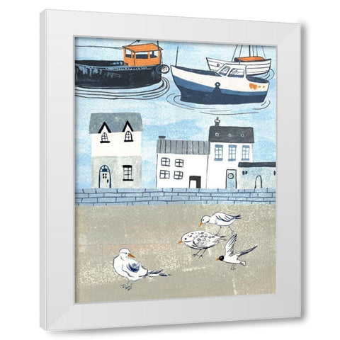 Sailors Rest III White Modern Wood Framed Art Print by Wang, Melissa