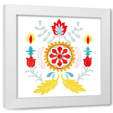 Taza II White Modern Wood Framed Art Print by Popp, Grace