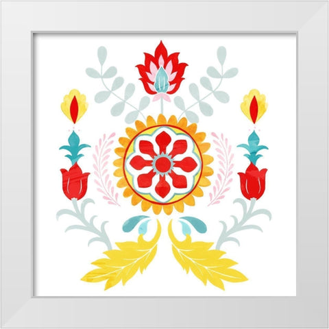 Taza II White Modern Wood Framed Art Print by Popp, Grace