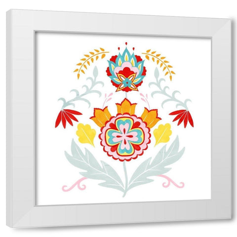 Taza III White Modern Wood Framed Art Print by Popp, Grace