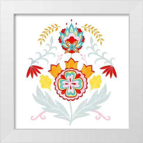 Taza III White Modern Wood Framed Art Print by Popp, Grace