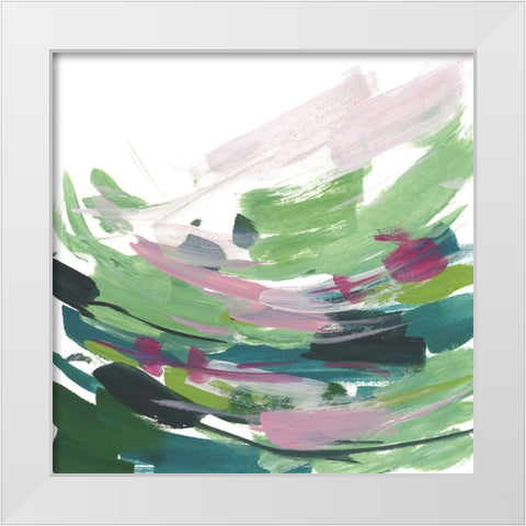 Color Limited II White Modern Wood Framed Art Print by Wang, Melissa