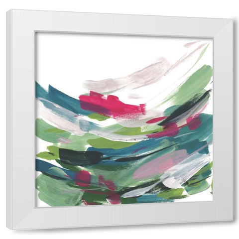 Color Limited IV White Modern Wood Framed Art Print by Wang, Melissa