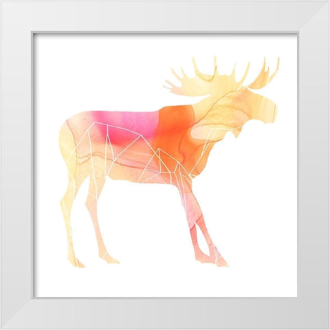 Agate Animal VI White Modern Wood Framed Art Print by Vess, June Erica