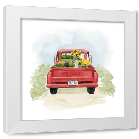 Farm Flora I White Modern Wood Framed Art Print by Popp, Grace