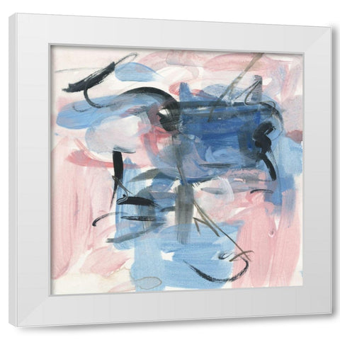 Gestural Remnant I White Modern Wood Framed Art Print by Wang, Melissa