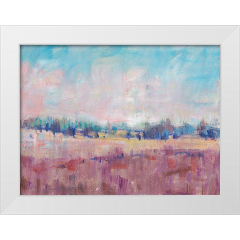 Indigo Gathering II White Modern Wood Framed Art Print by OToole, Tim