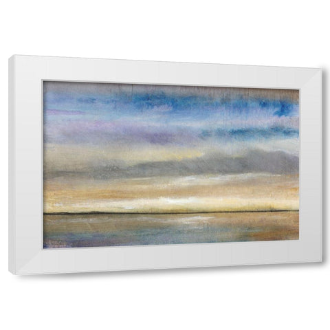 Evening Calm I White Modern Wood Framed Art Print by OToole, Tim