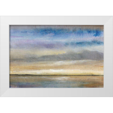 Evening Calm I White Modern Wood Framed Art Print by OToole, Tim