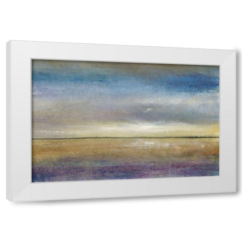 Evening Calm II White Modern Wood Framed Art Print by OToole, Tim