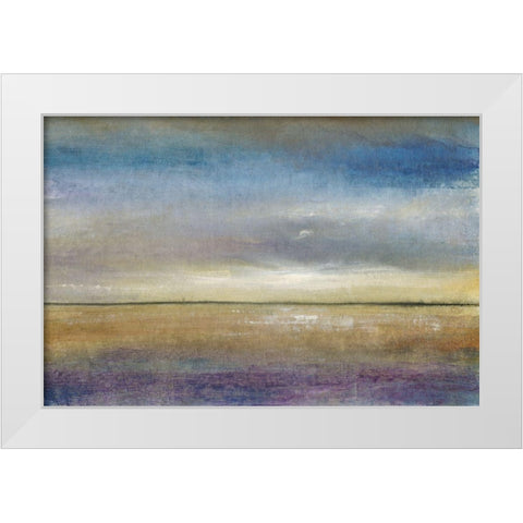 Evening Calm II White Modern Wood Framed Art Print by OToole, Tim