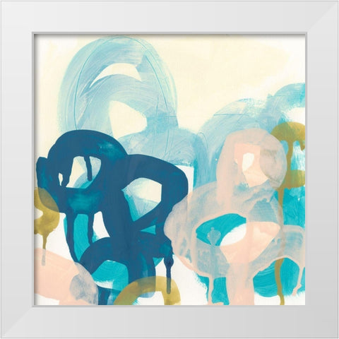Filament I White Modern Wood Framed Art Print by Vess, June Erica
