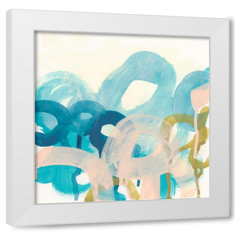 Filament II White Modern Wood Framed Art Print by Vess, June Erica