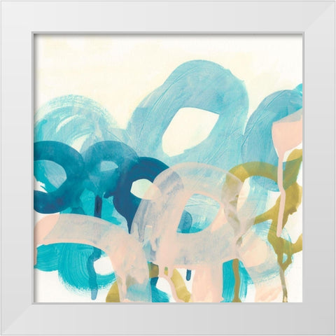 Filament II White Modern Wood Framed Art Print by Vess, June Erica