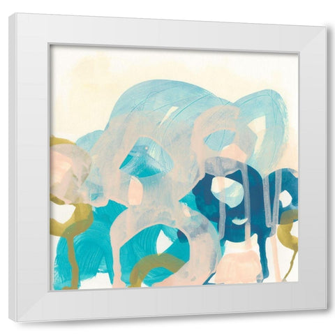Filament IV White Modern Wood Framed Art Print by Vess, June Erica