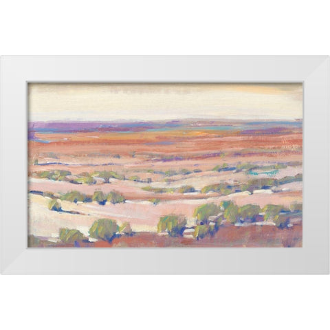 High Desert Pastels I White Modern Wood Framed Art Print by OToole, Tim