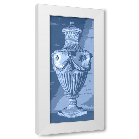 Graphic Urn III White Modern Wood Framed Art Print by Harper, Ethan