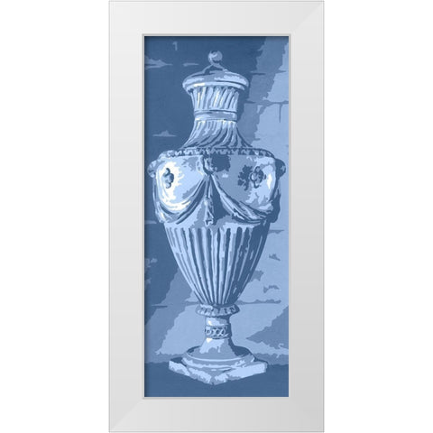 Graphic Urn III White Modern Wood Framed Art Print by Harper, Ethan
