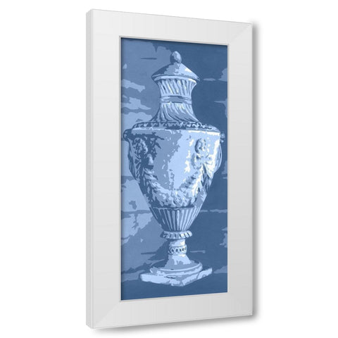 Graphic Urn IV White Modern Wood Framed Art Print by Harper, Ethan