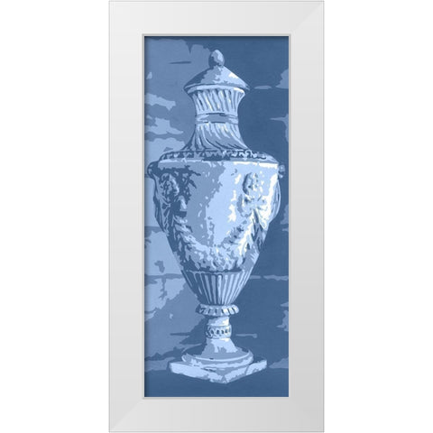 Graphic Urn IV White Modern Wood Framed Art Print by Harper, Ethan