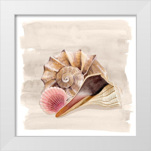 Ocean Keepsake II White Modern Wood Framed Art Print by Popp, Grace