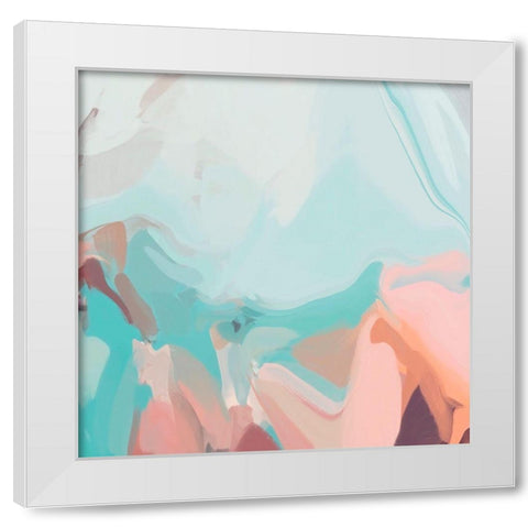 Jet Stream White Modern Wood Framed Art Print by Orlov, Irena