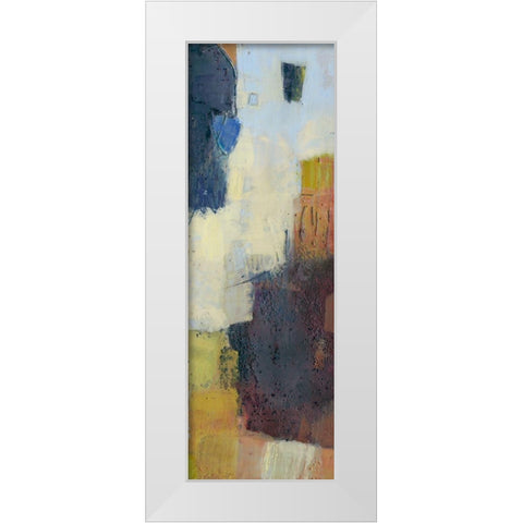 Cheville III White Modern Wood Framed Art Print by Jachimiec, Sue