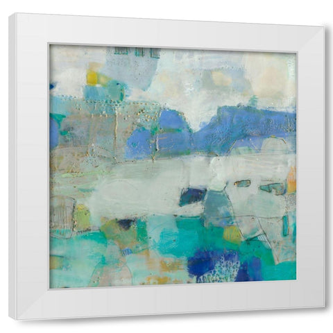 Brontide III White Modern Wood Framed Art Print by Jachimiec, Sue